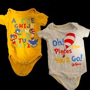 Here I have 0-3 month Dr.Seuss onesie